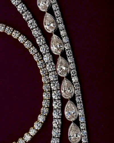 Steph Mazuera's tennis bracelets.