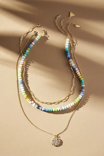 Anthropologie + Shades of Sea Triple-Layer Necklace