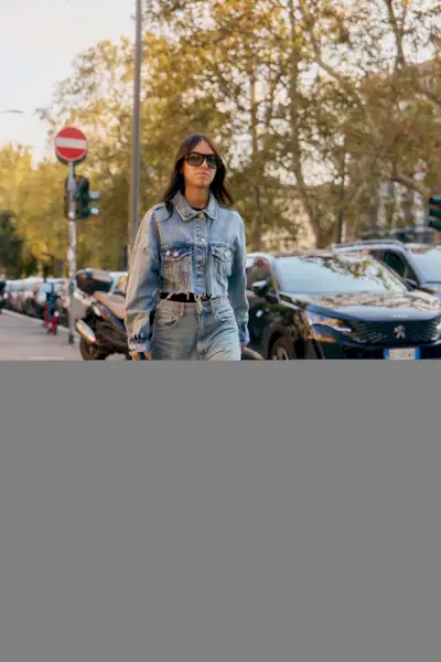 Street style image in Milan.