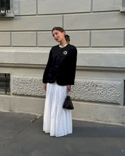 Street style image in Milan.