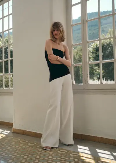Long Flared Trousers - Women | Mango Usa