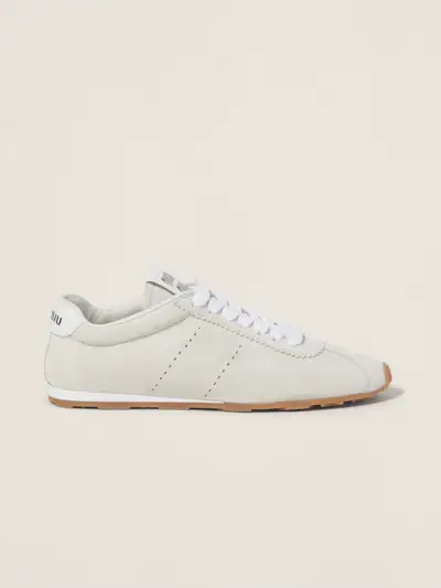 Miu Miu, Plume Suede Sneakers