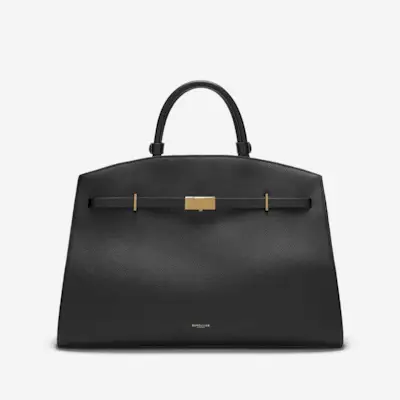 The Hudson | Black Small Grain | Demellier