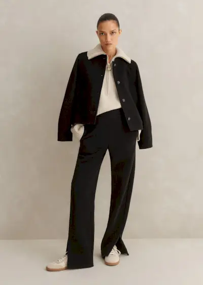 Tapered Sweatshirting Track Pant