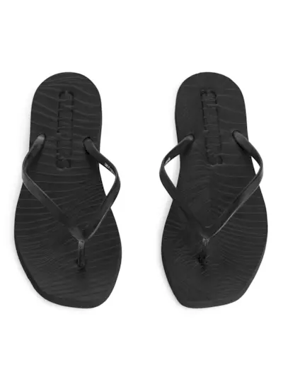 Sleepers Tapered Flip Flops – Black – Women – Arket Gb