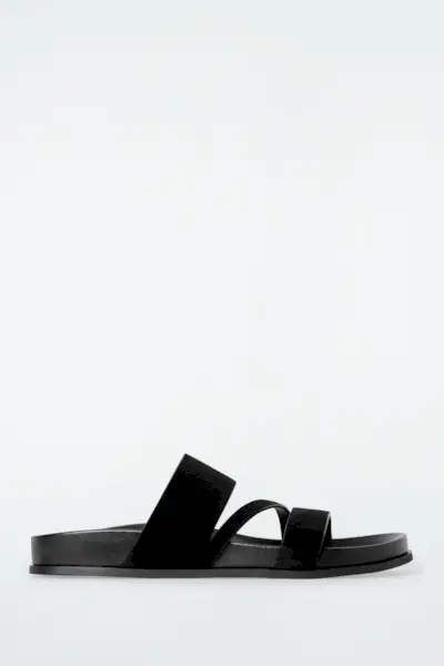 Multi-Strap Suede Sandals