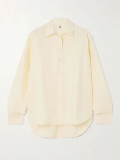 Embroidered Organic Cotton Oxford Shirt