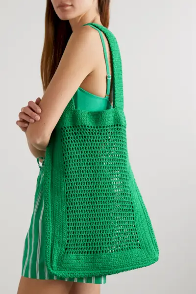 Faithfull the Brand + Crocheted Cotton Tote