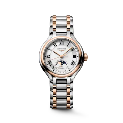 Jennifer Lawrence wears a Longines PrimaLuna watch