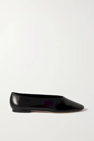 Aeyde + Kirsten Leather Ballet Flats