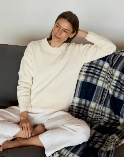 The Relaxed Cotton - Ecru