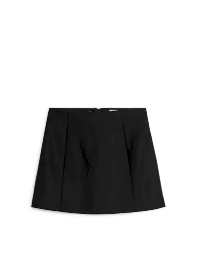 Wool Mini Skirt
