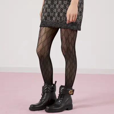Gucci + Patterned Tights