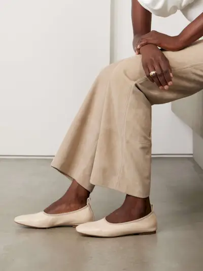 Nomi Leather Ballet Flats