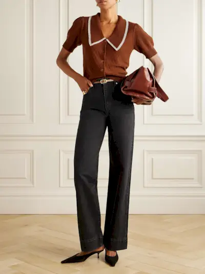 The Streamline High-Rise Straight-Leg Jeans