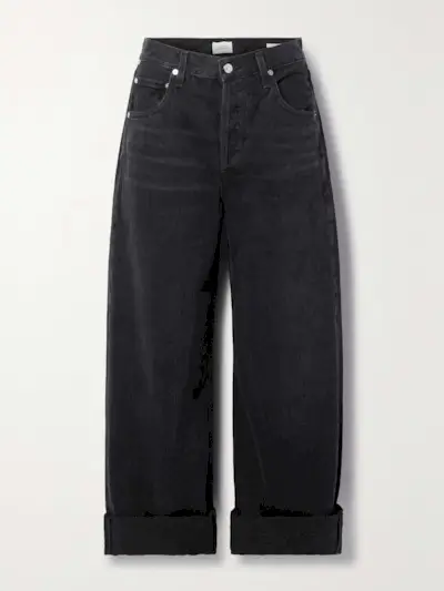 + Net Sustain Ayla Wide-Leg Organic Jeans