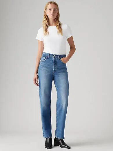 Ribcage Straight Ankle Jeans