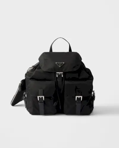 Medium Re-Nylon Backpack With Pouch