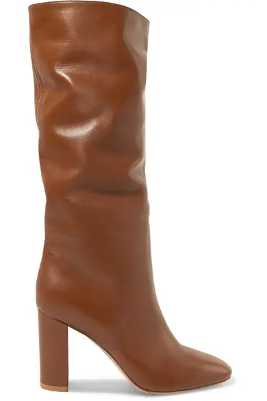 Gianvito Rossi + Laura 85 leather knee boots