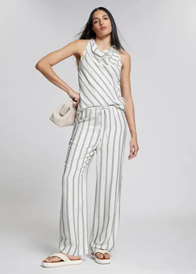 & Other Stories + Relaxed-Fit Straight Drawstring Trousers