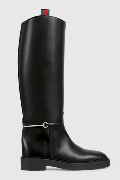 Gucci Women's Slim Horsebit Boot