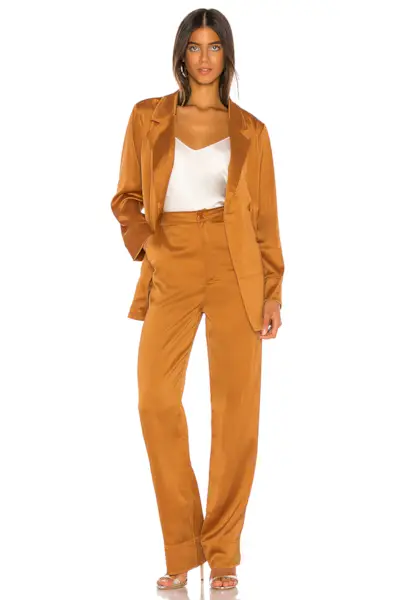 Kendall + Kylie + Charlie Satin Blazer