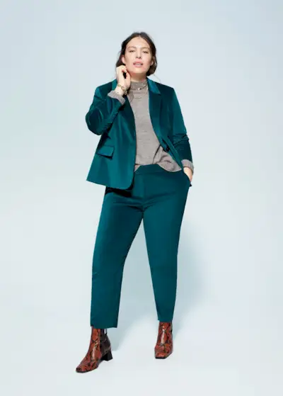 Mango + Velvet Suit Trousers