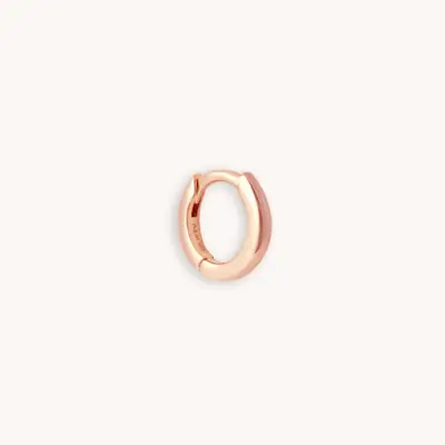 Astrid & Miyu + Essential 6.5mm Hoop in Rose Gold