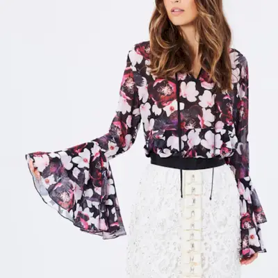 Romance Was Born + Magnolia Blossom Ruffle Top