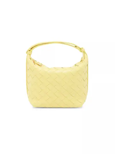 Candy Wallace Intrecciato Leather Top-Handle Bag