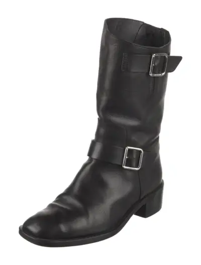 Chanel + 2015 Moto Boots