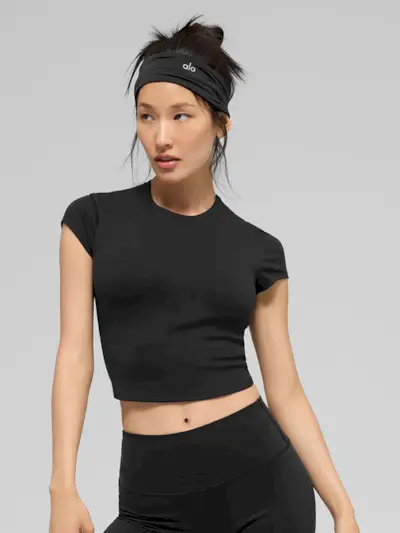 Alo, Softsculpt Precision Short Sleeve Top