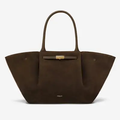 The New York | Mocha Suede & Mocha Smooth | Demellier