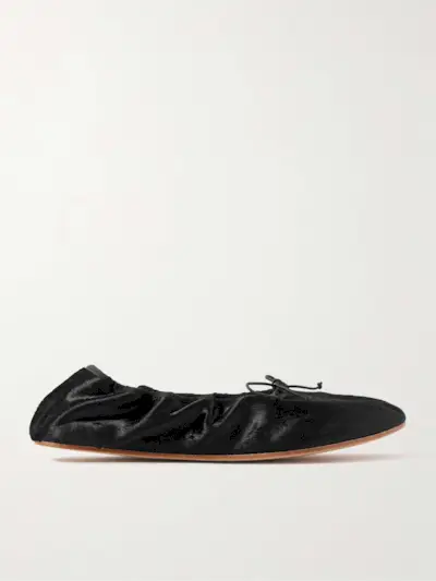 Velvet Ballet Flats