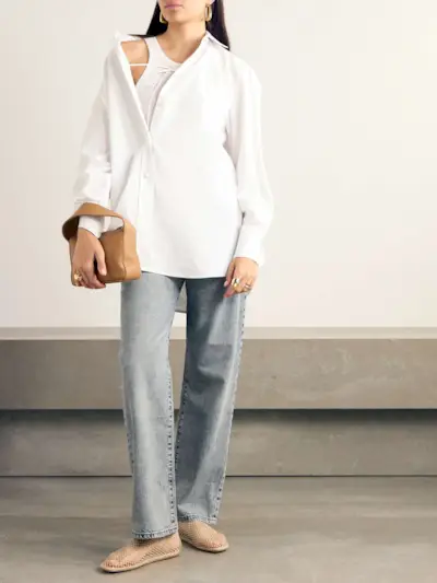 Sofie Recycled Mid-Rise Straight-Leg Jeans