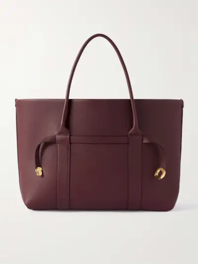 Ghiera Large Textured-Leather Tote