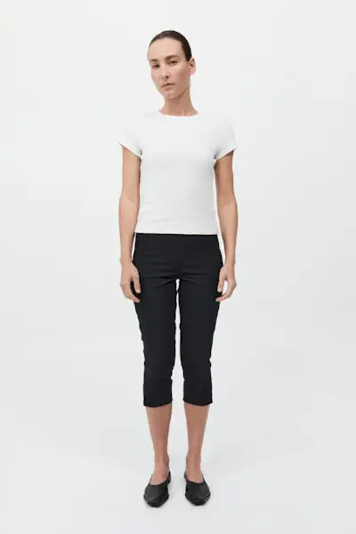 Slim Capri Pant - Black
