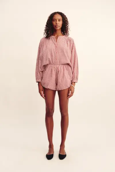 Aurelia Short - Red Gingham