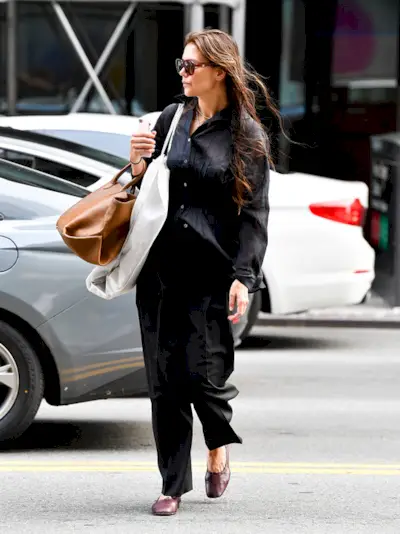 burgundy ballet flats