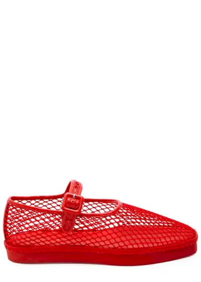 Rita Mesh Mary Jane Flats