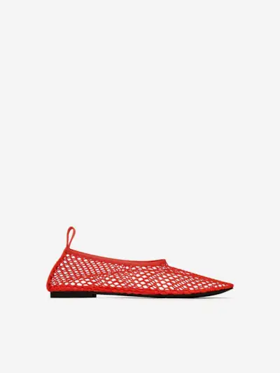 Fishnet Ballet Flat – Red – Women – Arket Gb