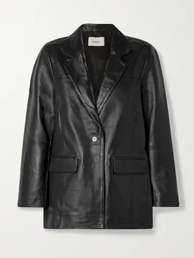 Deadwood + Brooke Leather Blazer