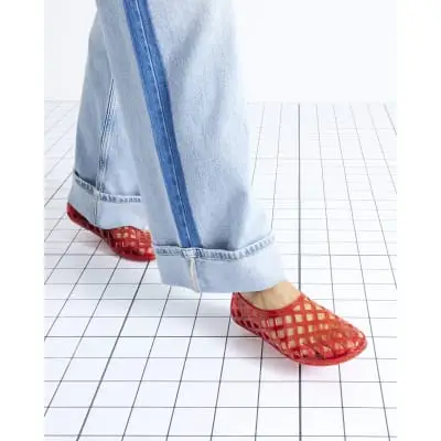 Red Juju Jelly Sandals