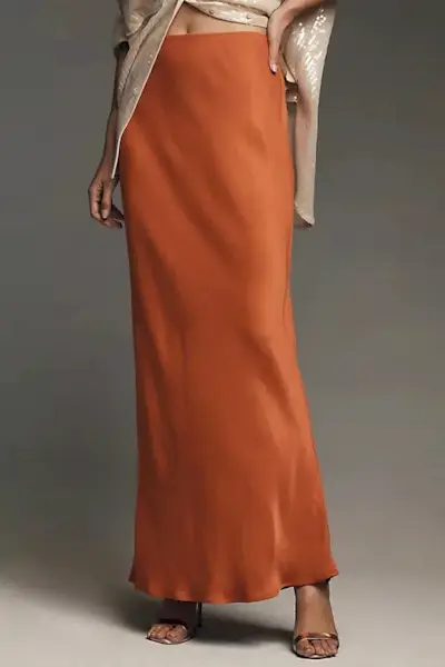 Anthropologie + The Tilda Maxi Slip Skirt