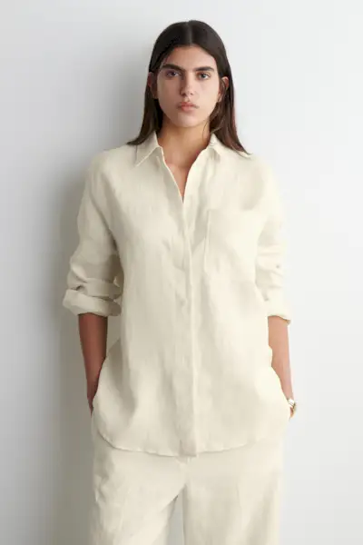 Oversized Linen Shirt