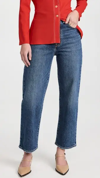 Levi's Ribcage Straight Ankle Jeans