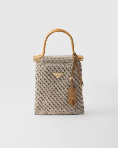 Prada, Cotton crochet mini-handbag