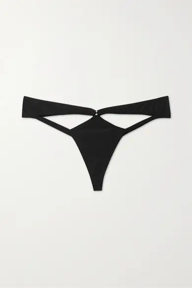 Marika Vera + The Ruby Cutout Mesh Thong