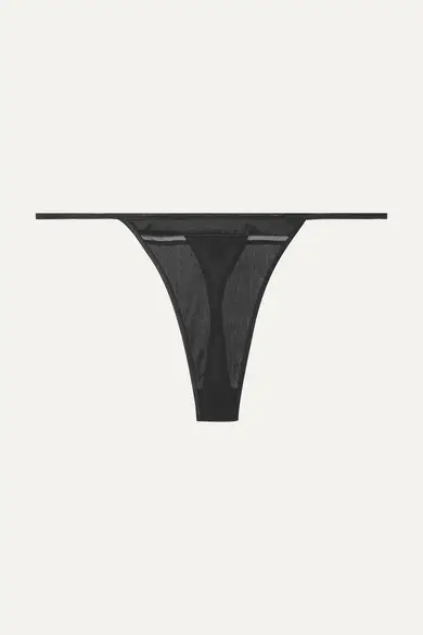 Kiki de Montparnasse + Intime Satin Thong