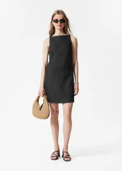 Linen Mini Dress